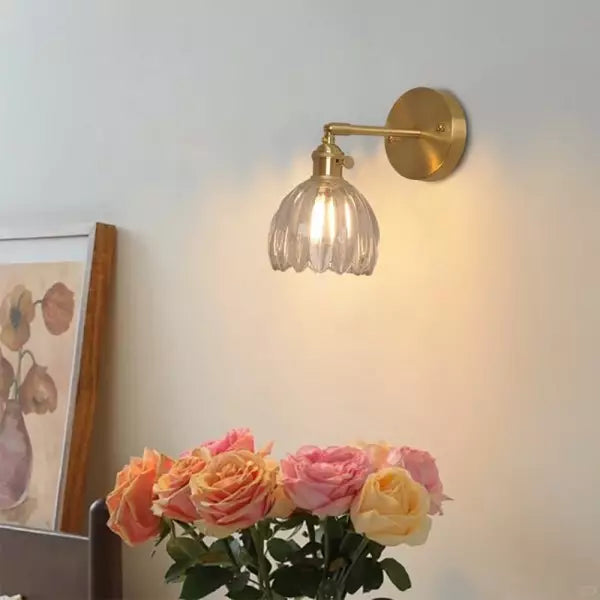 Kalsten | Retro – Wall Light Glass Tulip Bud