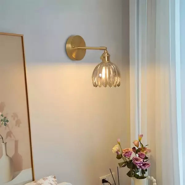 Kalsten | Retro – Wall Light Glass Tulip Bud