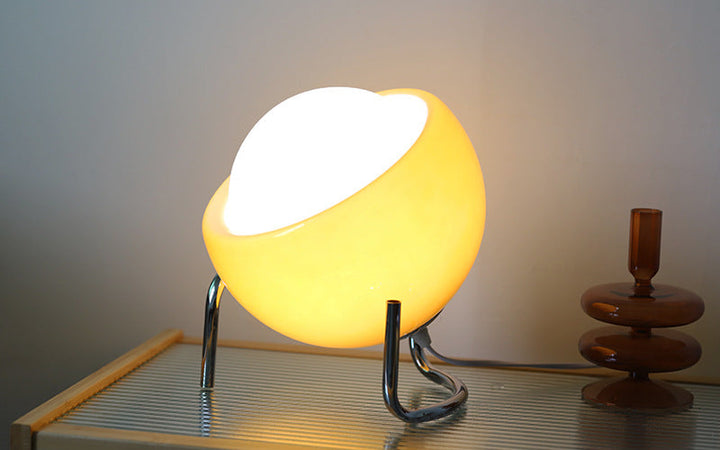 RETRO GLASS TABLE LAMP - ATMOSPHERIC NORDIC NIGHT LIGHTING | Kalsten