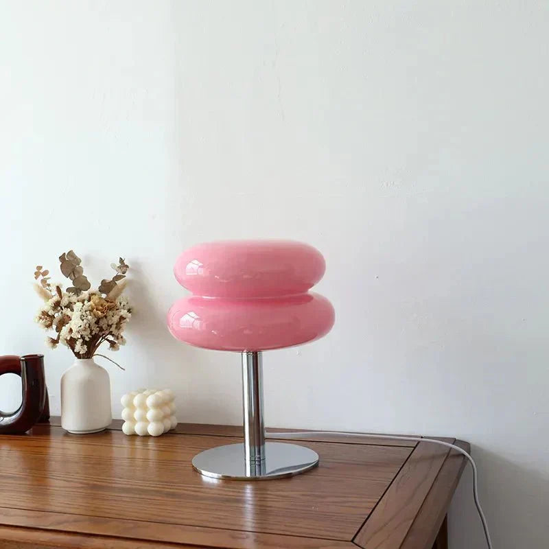 Retro Macaron Table Lamp made of colored glass | Kalsten