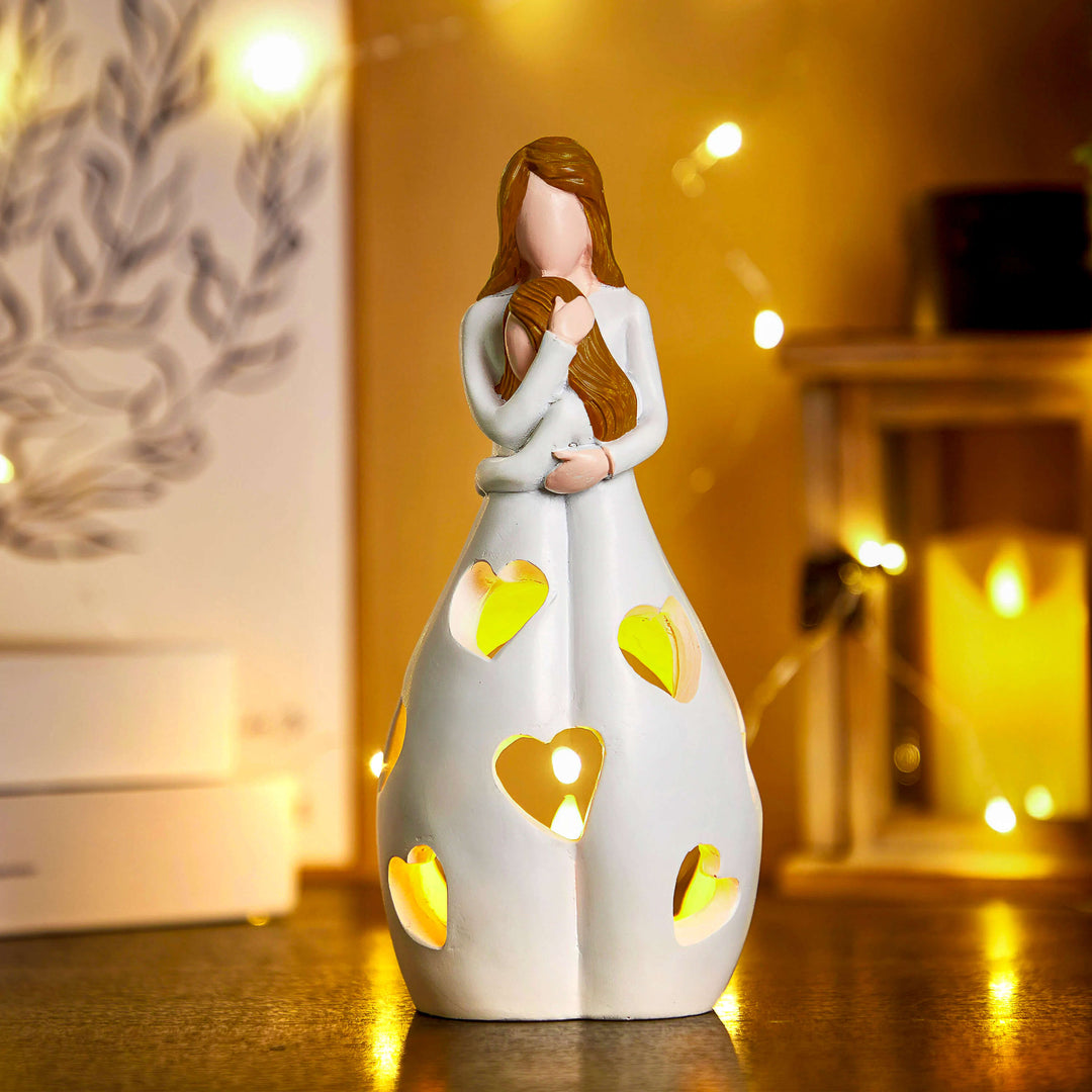 Table Lamp with Romantic Resin Design | Kalsten