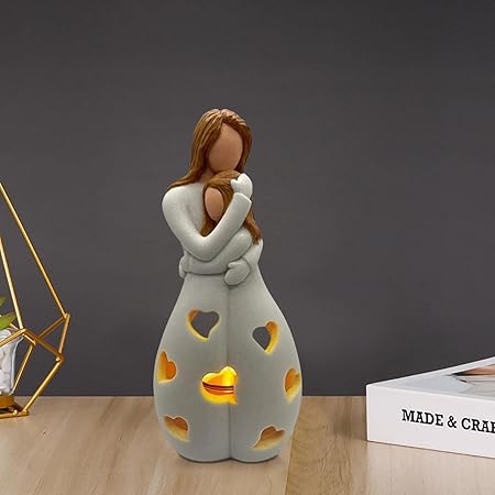 Table Lamp with Romantic Resin Design | Kalsten
