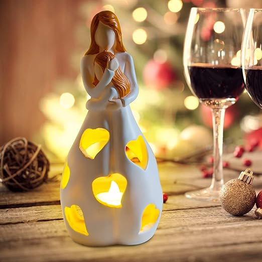 Romantic Heart Resin LED Table Lamp Kalsten
