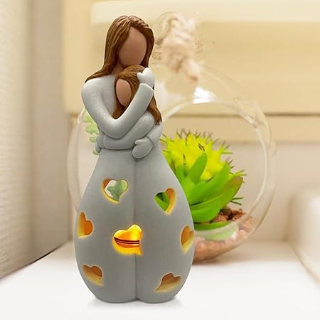 Romantic Heart Resin LED Table Lamp Kalsten