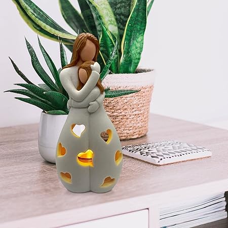 Romantic Heart Resin LED Table Lamp Kalsten