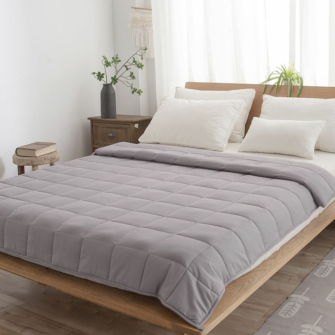 Large Soft Summer Cooling Weighted Bed Blanket Queen - My Home Accessories