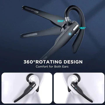 Kalsten | Trucker Dual Mic Wireless Bluetooth 5.1 Noise Cancelling Headset/Earpiece