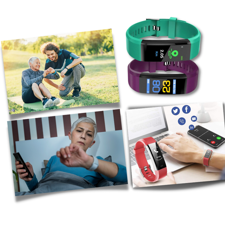 Kalsten | VitaWatch | Senior Smartwatch with Health Monitor and Large LED Screen