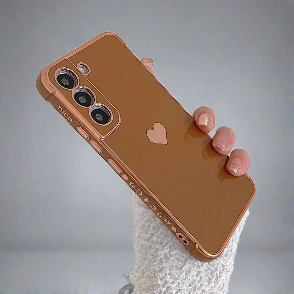 Kalsten | Samsung phone cases | Luxurious, shock-resistant, plated square case