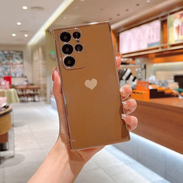 Kalsten | Samsung phone cases | Luxurious, shock-resistant, plated square case