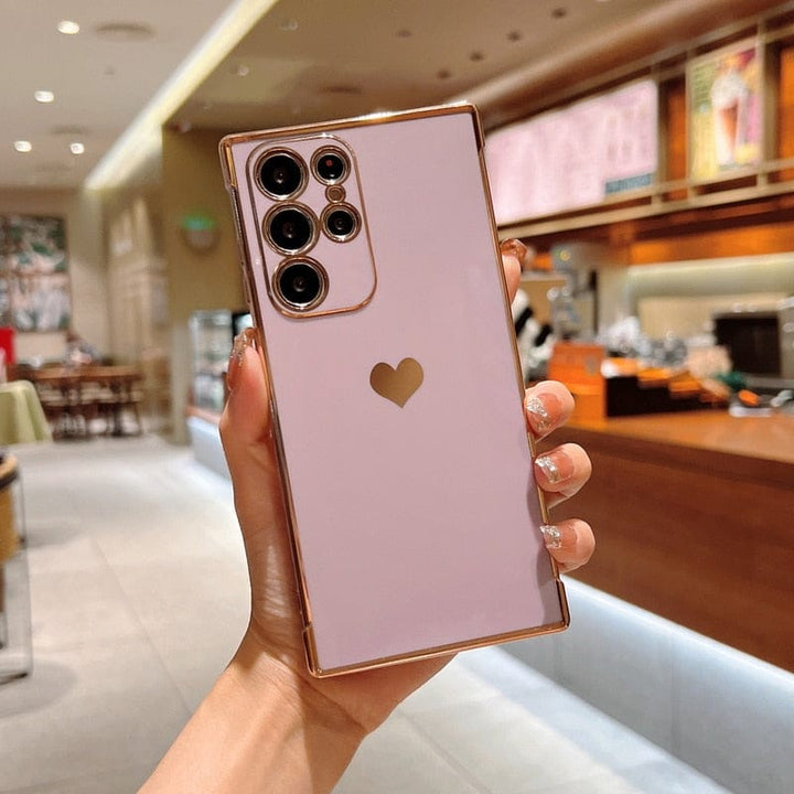 Kalsten | Samsung phone cases | Luxurious, shock-resistant, plated square case
