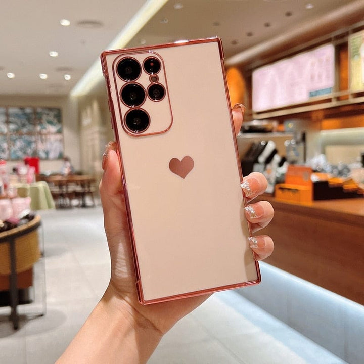 Kalsten | Samsung phone cases | Luxurious, shock-resistant, plated square case