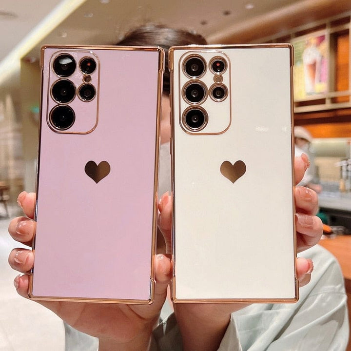 Kalsten | Samsung phone cases | Luxurious, shock-resistant, plated square case
