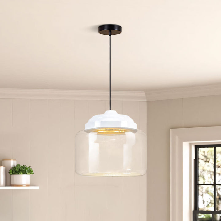 Pendant Light Glass 8.7 in Children’s Room Decorative Ceiling Lamp Whimsical Animal Theme Playful Lighting | Kalsten