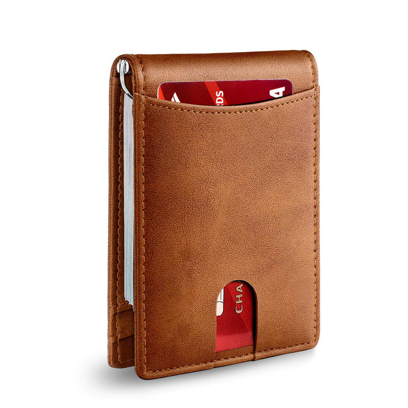 Kalsten | Theft-proof magnetic card holder made of genuine leather