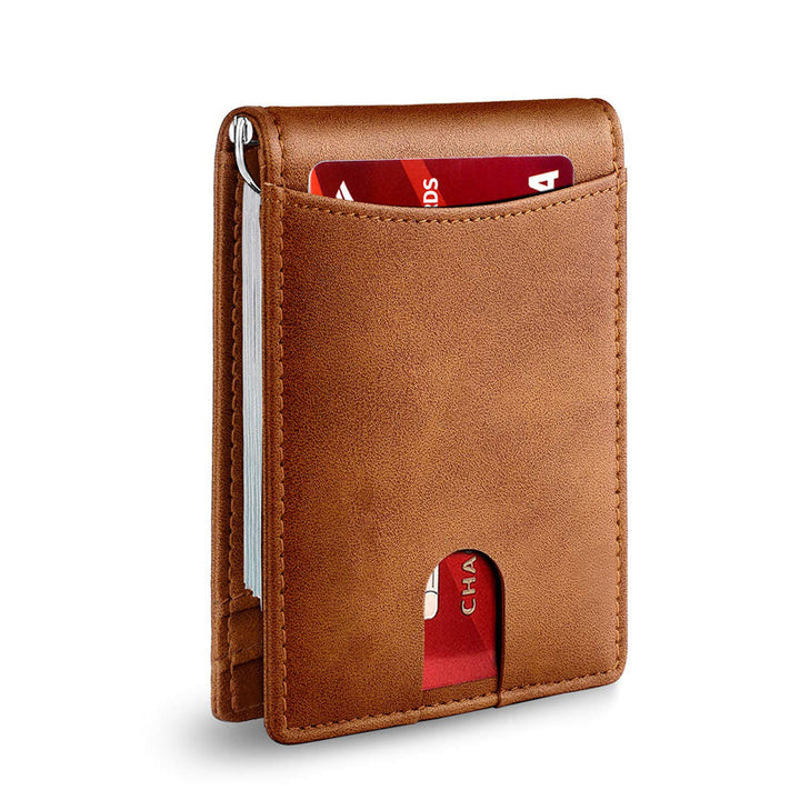 Kalsten | Theft-proof magnetic card holder made of genuine leather