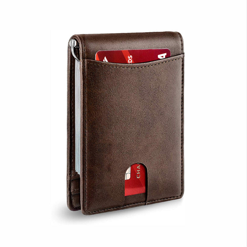 Kalsten | Theft-proof magnetic card holder made of genuine leather