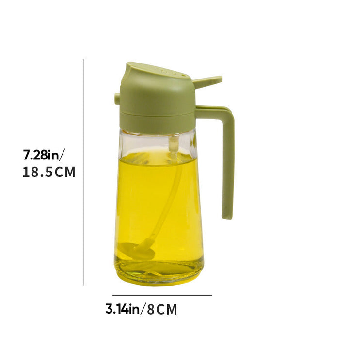 2-in-1 glass oil sprayer and dispenser | Kalsten