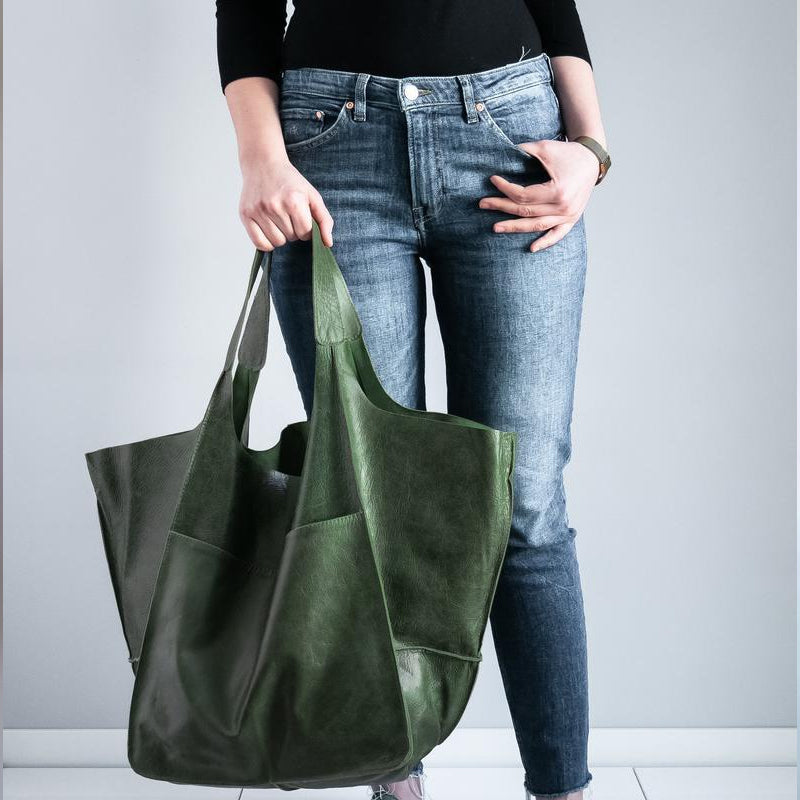Kalsten | Oversized Leather Weekend Bags
