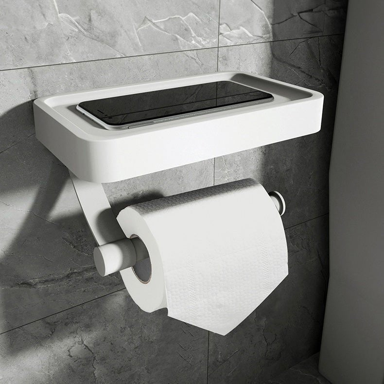 RVSPlank | Drill-Free Toilet Paper Holder with Storage Shelf Made of Stainless Steel | Kalsten