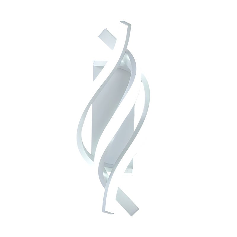 Spiral Wall Sconce Helix DNA Metal Acrylic 22W 33cm / 13in 3-Color Dimmable | Kalsten