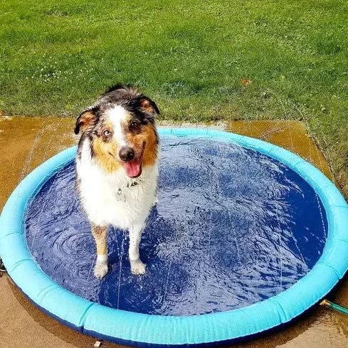 Kalsten | SplashyPaws Splash Pad – Non-Slip Sprinkler Water Play Mat for Dogs & Kids