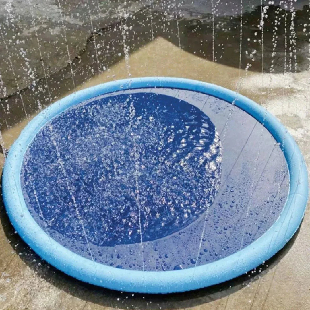 Kalsten | SplashyPaws Splash Pad – Non-Slip Sprinkler Water Play Mat for Dogs & Kids