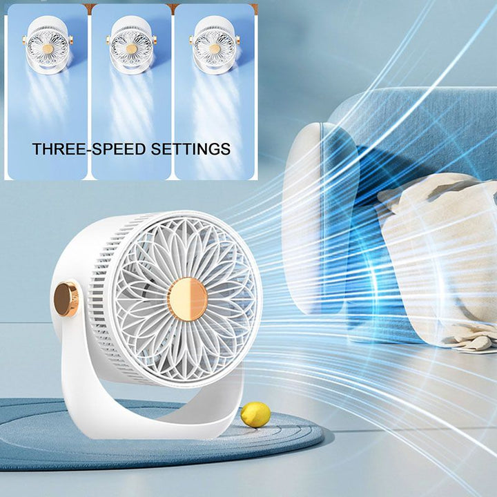 Hurricane Cannon High-Speed Circulating Wall-Mounted Desk Fan | Kalsten