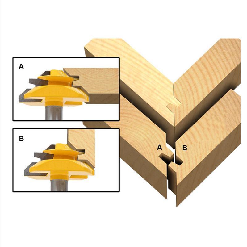 Kalsten | WoodCarver | 45° Miter Bit for Perfect Wood Joints