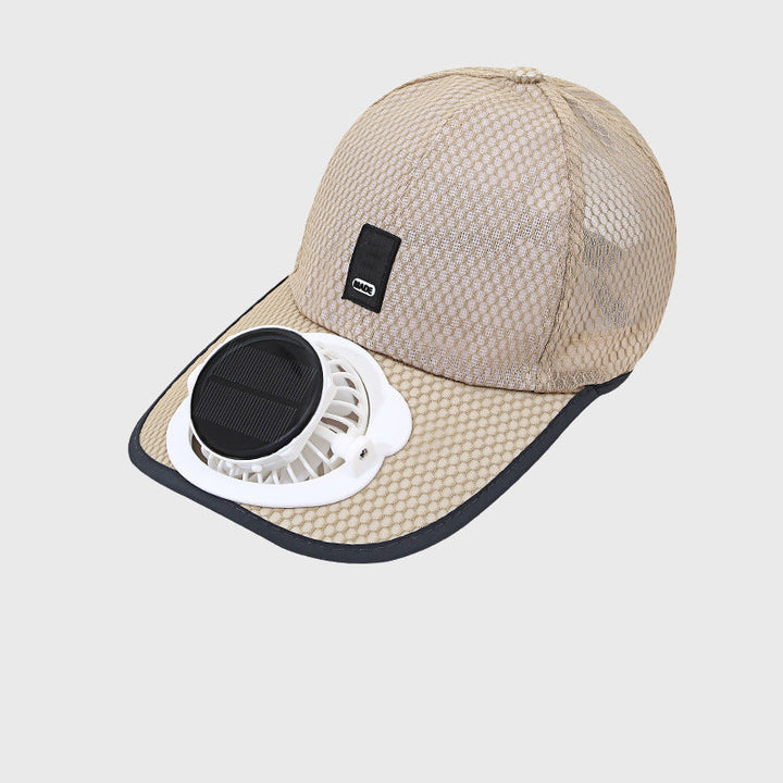 Breathable Baseball Cap with Solar Fan | Kalsten