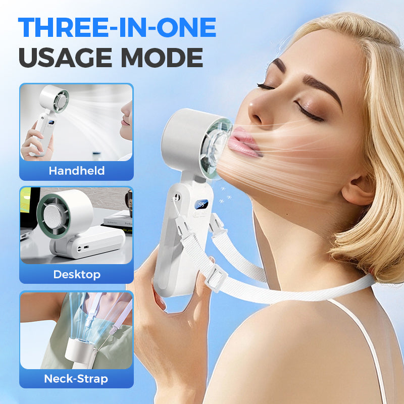 Handheld Portable Fan with Ice Cooler | Kalsten
