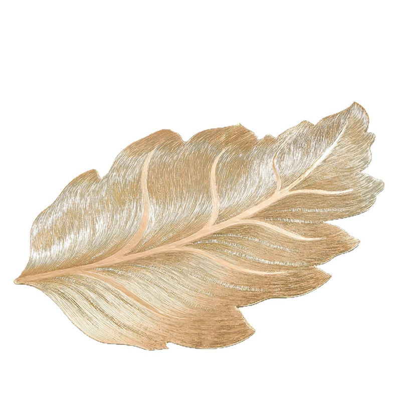 Gold Leaf Luxury Placemat – 3D Elegant Table Mat made of PVC | Kalsten
