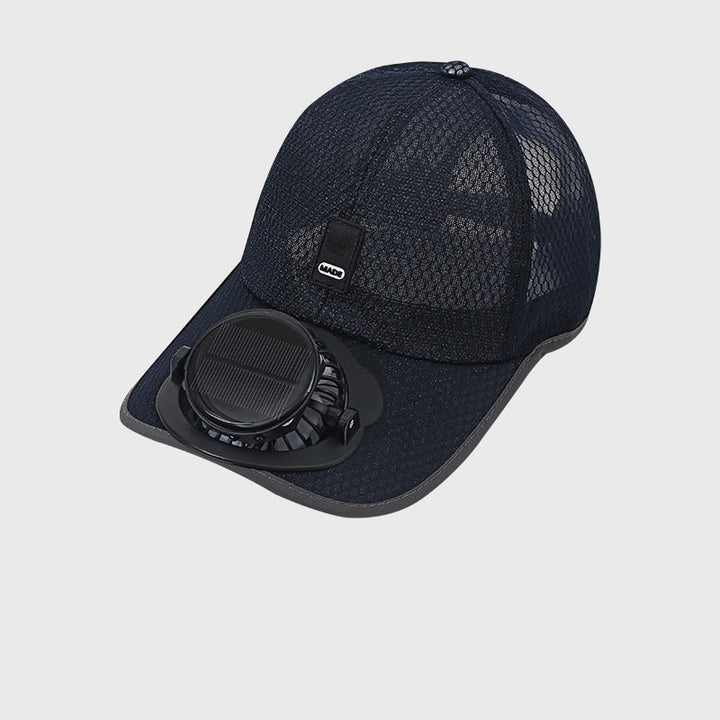 Breathable Sun Hat Baseball Cap with Built-in Solar Cooling Fan | Kalsten