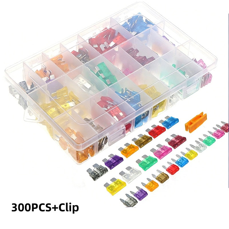 Automotive fuse assortment 300 pieces with fuse puller | Kalsten