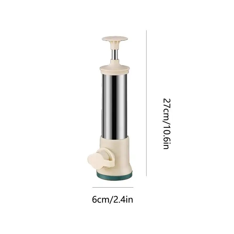 Manual Stainless Steel Sausage Stuffer with 4 Nozzles | Kalsten
