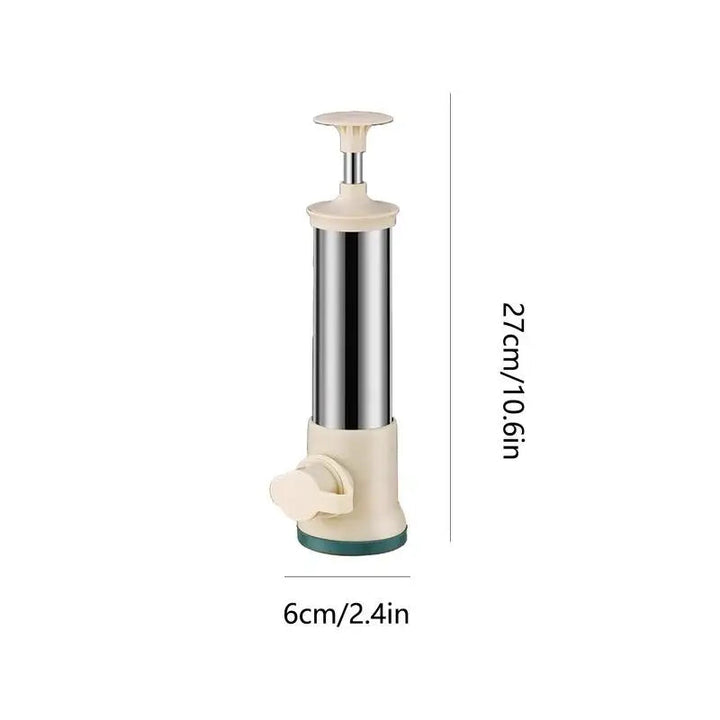 Manual Stainless Steel Sausage Stuffer with 4 Nozzles | Kalsten