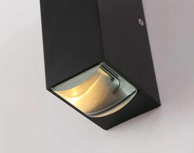 Modern Black Outdoor LED Wall Lamp Kalsten