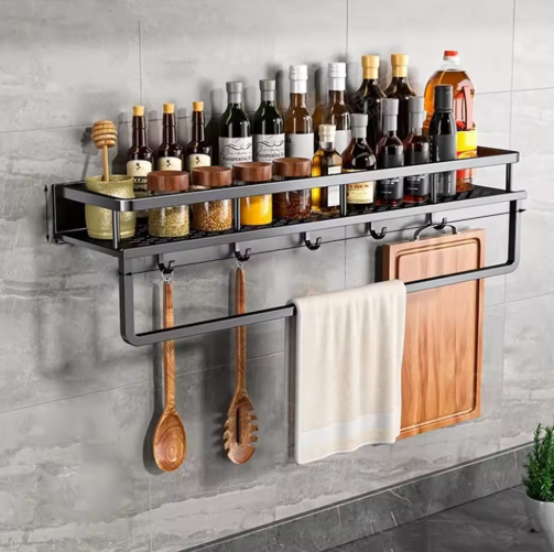 Kalsten | Kitchen Wall Storage Shelf Tower Trail