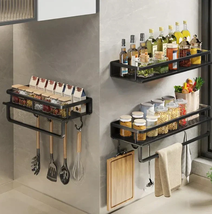 Kalsten | Kitchen Wall Storage Shelf Tower Trail
