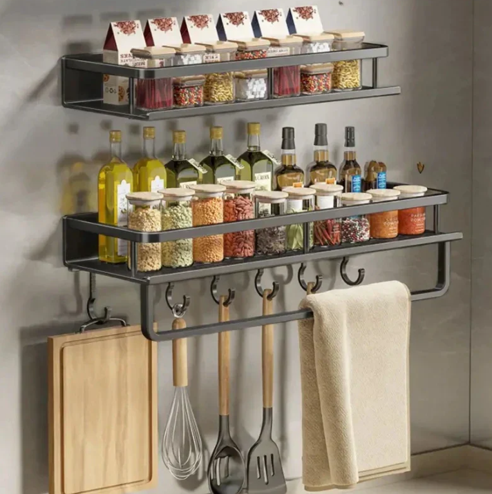 Kalsten | Kitchen Wall Storage Shelf Tower Trail