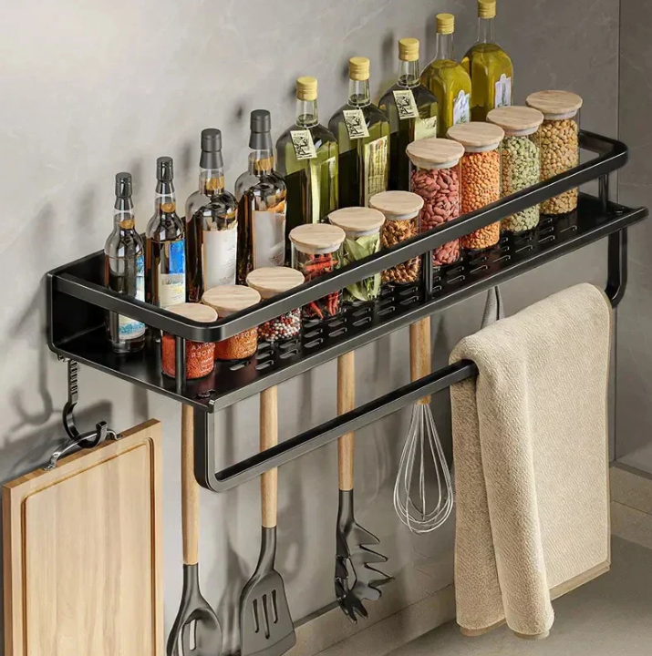 Kalsten | Kitchen Wall Storage Shelf Tower Trail