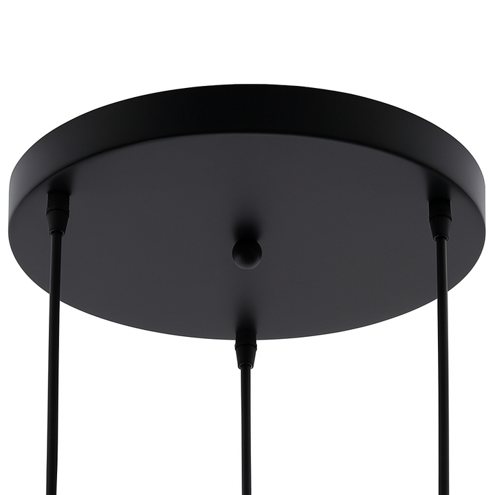 Pendant Light Mounting Bracket Metal 4 in (10.0 cm) Round Base Adjustable Wire Ceiling Living Room Bedroom Kitchen Dining Room | Kalsten