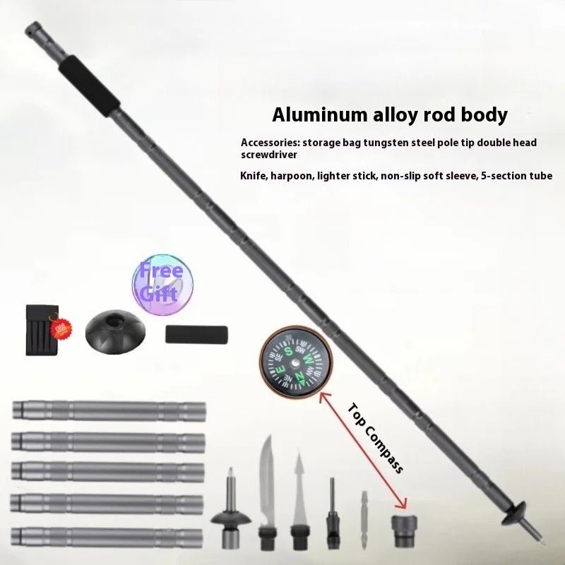 Kalsten | Trailforce – Multifunctional Tactical Hiking Stick for Survival & Adventure