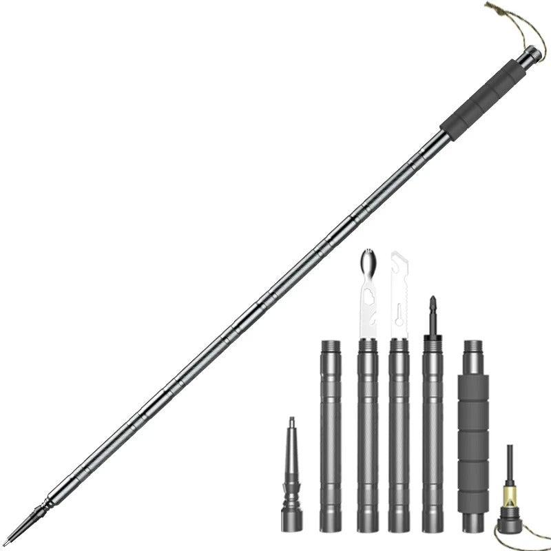 Kalsten | Trailforce – Multifunctional Tactical Hiking Stick for Survival & Adventure