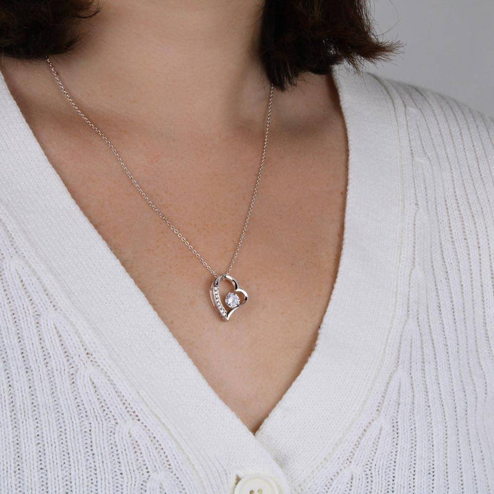 Kalsten | Eternal Rose Box "To My Love" With Diamond Heart Necklace