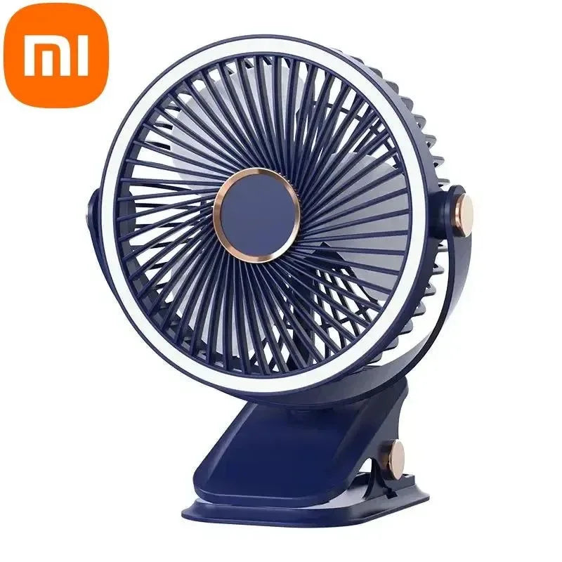 8000mAh Clip-on Fan 3 Speed Quiet Rechargeable Desktop Portable Air Circulator Wireless Fan | Kalsten