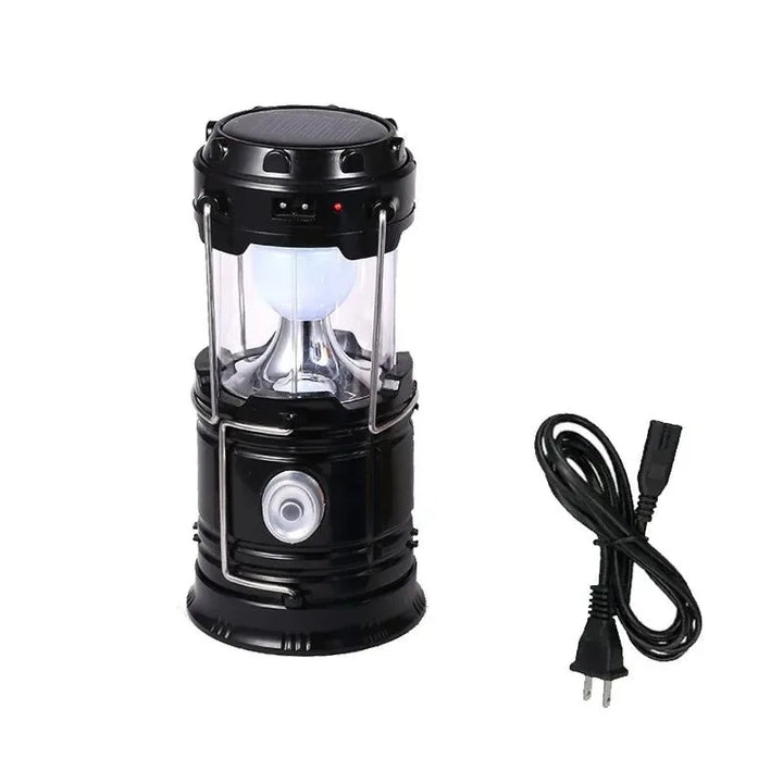 Multifunctional Led Camping Light Rechargeable Camping Lamp Solar Power Charging Portable Fan Lantern Emergency Outdoor Lighting | Kalsten