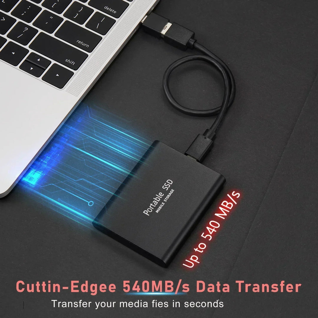 Kalsten | Portable External SSD | USB 3.1 Type C Fast Storage | Up to 128GB