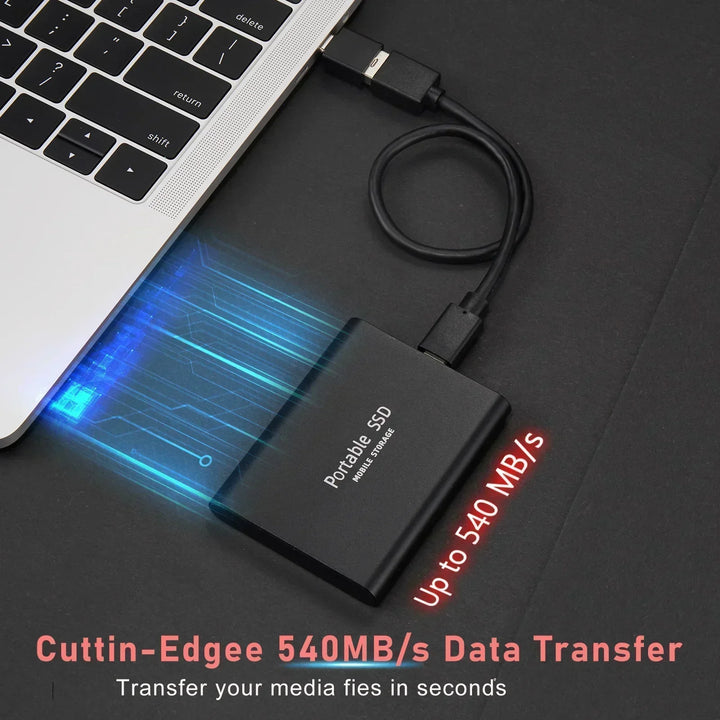 Kalsten | Portable External SSD | USB 3.1 Type C Fast Storage | Up to 128GB