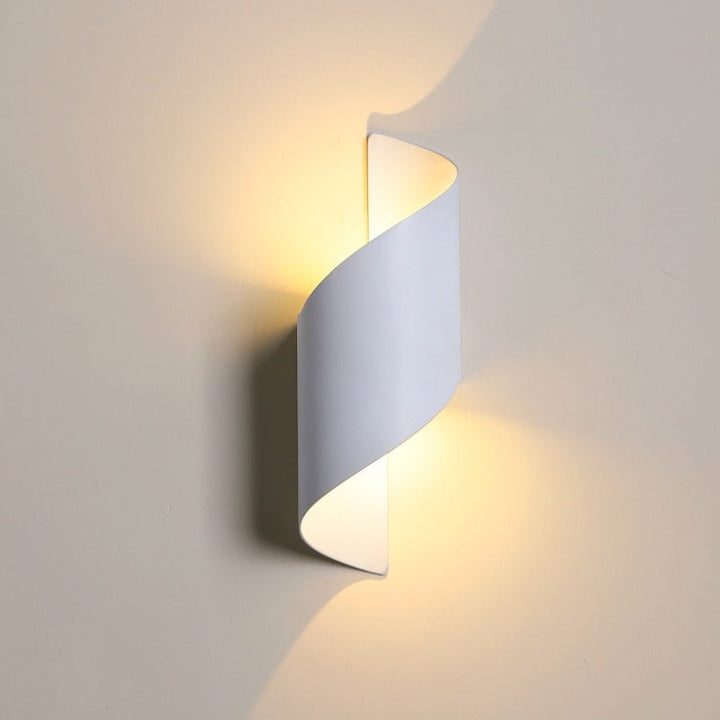 Unique Spiral Design LED Waterproof Two-way Luminous Wall Light for Aisle Balcony | Kalsten